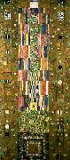Gustav Klimt kartong for frisen i stoclet- palatset oil painting artist